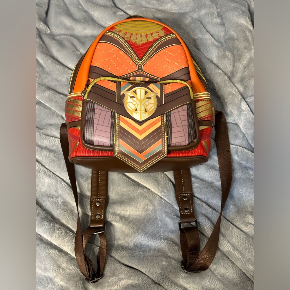 Disney Marvel Loungefly Black Panther Wakanda Forever Mini Backpack